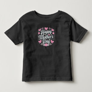 Alles Gute zum Muttertag Hübsche Florale Mutter Om Kleinkind T-shirt