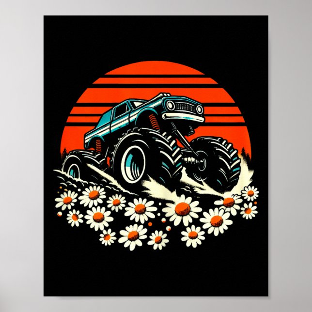 Alles Gute zum Muttertag Kleinkind Gänseblümchen M Poster (Vorne)