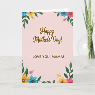 Alles Gute zum Muttertag Liebe Mama Karte