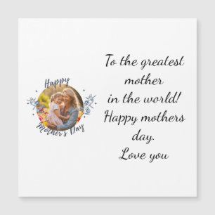 Alles Gute zum Muttertag  Magnetkarte