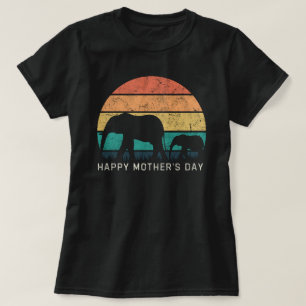 Alles Gute zum Muttertag Mama Elephant und Baby El T-Shirt