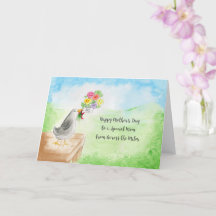 Alles Gute zum Muttertag, Mama, über die Entfernun