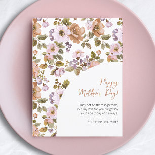 Alles Gute zum Muttertag Skript Cute Floral Beste  Feiertagspostkarte