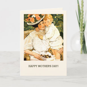 Alles Gute zum Muttertag Vintage Art Custom Karte