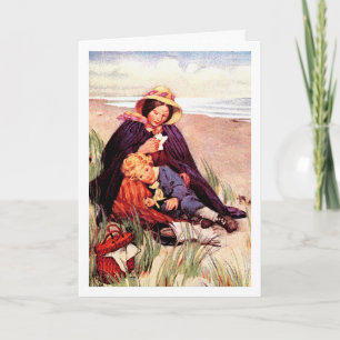 Alles Gute zum Muttertag Vintage Art Individuelle Karte