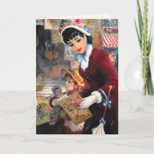 Alles Gute zum Muttertag Vintage-Kunst Karte