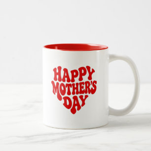 Alles Gute zum Muttertag Zweifarbige Tasse