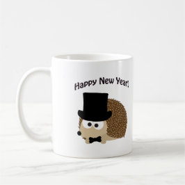 Alles Gute zum neuen Jahr! Dapper Igel Tasse