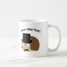 Alles Gute zum neuen Jahr! Dapper Igel Tasse