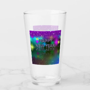 Alles Gute zum neuen Jahr! Darstellung Glas