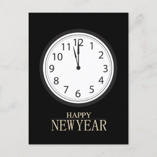 Alles Gute zum neuen Jahr! Postkarte