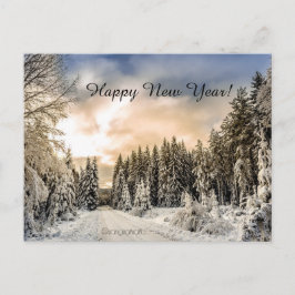 Alles Gute zum neuen Jahr! Postkarte