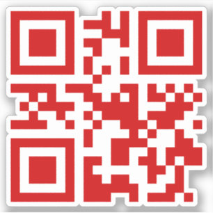 Alles Gute zum neuen Jahr! — QR-Code Aufkleber