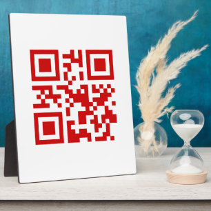 Alles Gute zum neuen Jahr! — QR-Code Fotoplatte