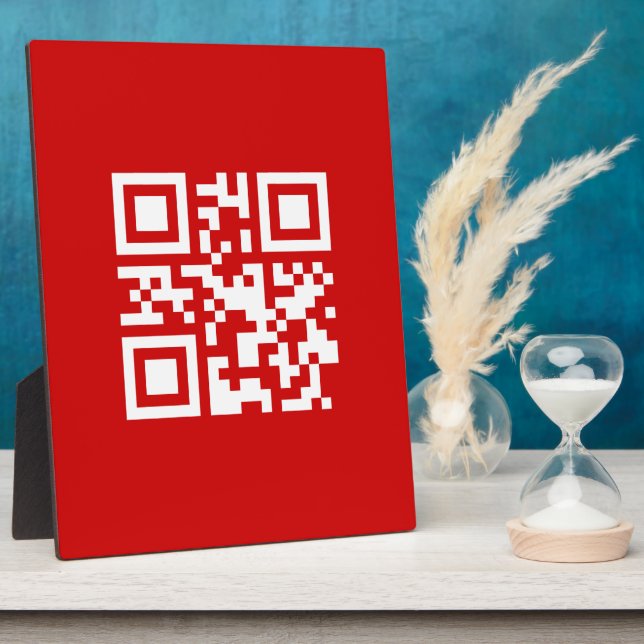 Alles Gute zum neuen Jahr! — QR-Code Fotoplatte (Seite)