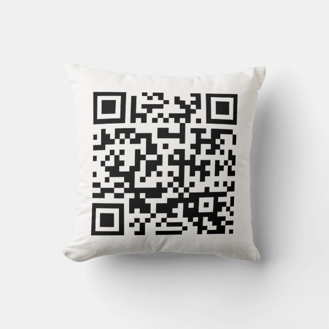 Alles Gute zum neuen Jahr! — QR-Code Kissen (Vorderseite)