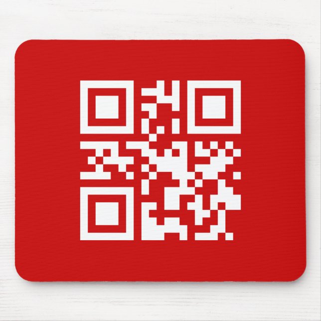 Alles Gute zum neuen Jahr! — QR-Code Mousepad (Vorne)