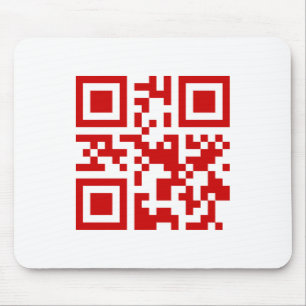 Alles Gute zum neuen Jahr! — QR-Code Mousepad