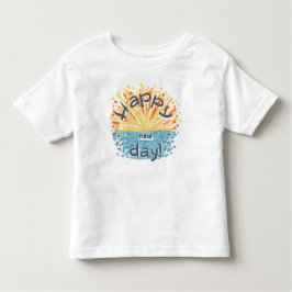 Alles Gute zum neuen Tag! Kleinkind T-shirt