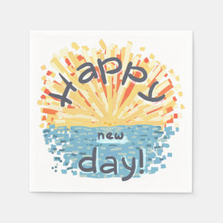 Alles Gute zum neuen Tag! Serviette