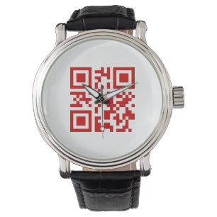 Alles Gute zum Neujahr! — QR-Code Armbanduhr