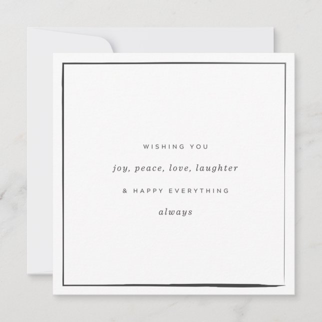 Alles Gute zum Neujahrsfoto-Card Ankündigung (Vorderseite)