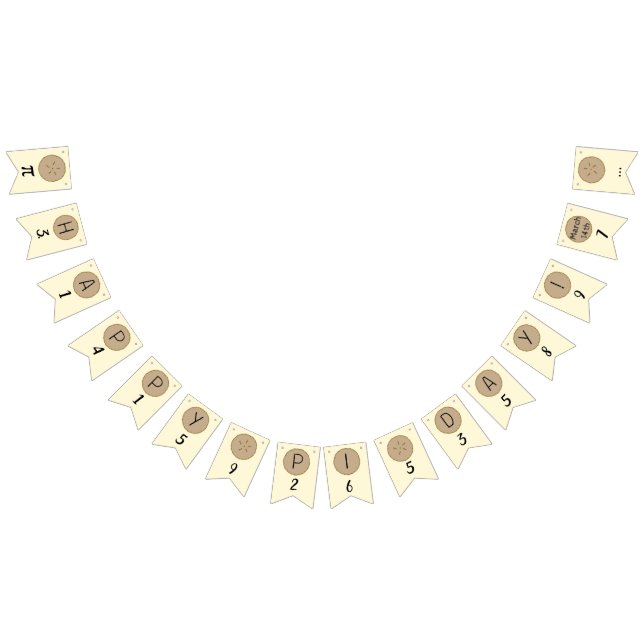 Alles Gute zum Pi Day! Happy Pie Day Math Banner (Alle)