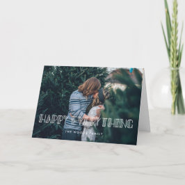 Alles Gute zum Retro Art Deco Foto Feiertagskarte