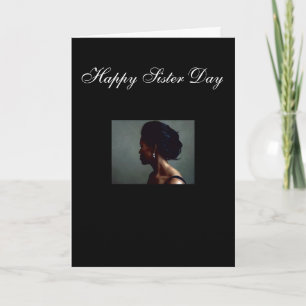 Alles Gute zum Schwestertag, Happy Sister Day!, Ha Karte