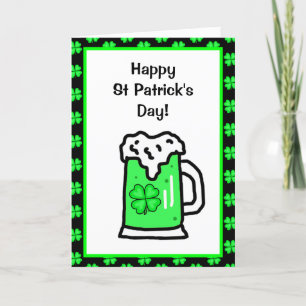 Alles Gute zum St. Patrick's Day, fertig zum Stumb Karte