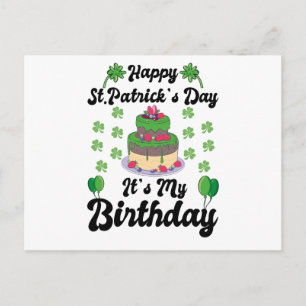 Alles Gute zum St. Patrick's Day, ich habe Geburts Postkarte