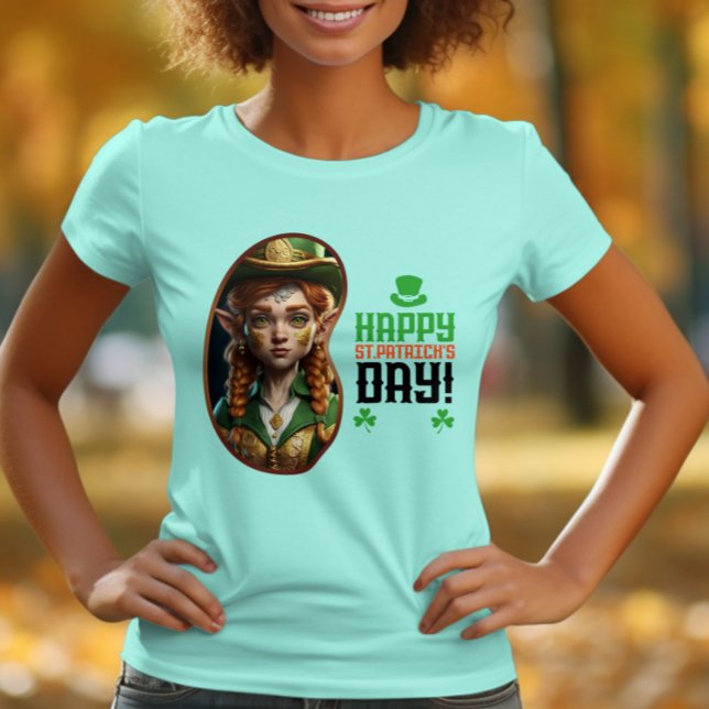 Alles Gute zum St.Patrick's Day! - irischer Stil T-Shirt (Von Creator hochgeladen)