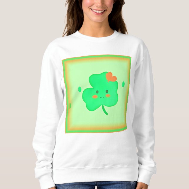 Alles Gute zum St. Patrick's Day. Jetzt kaufen Sweatshirt (Vorderseite)