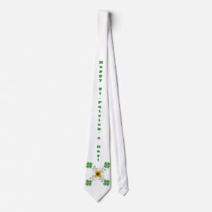 Alles Gute zum St. Patrick's Day ! Klee mit Calla Krawatte