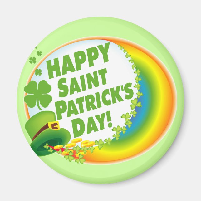 Alles Gute zum St. Patrick's Day! Magnet (Vorne)