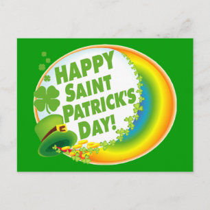 Alles Gute zum St. Patrick's Day! Postkarte