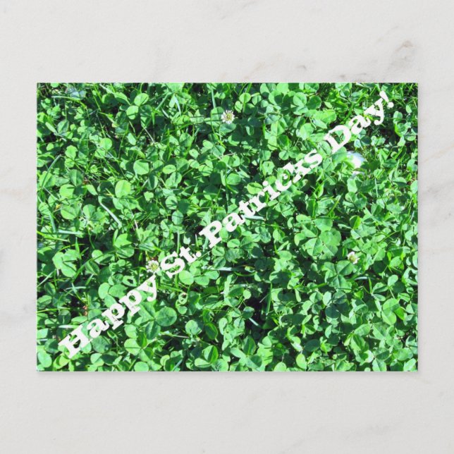 Alles Gute zum St. Patricks Day! Postkarte (Vorderseite)