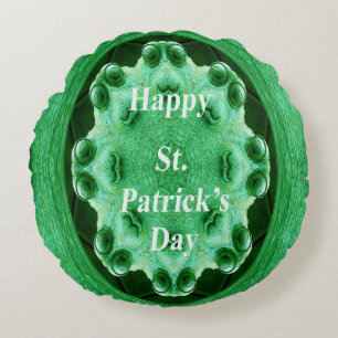 Alles Gute zum St. Patrick's Day..... Rundes Kissen