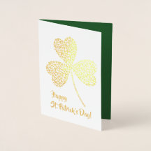 Alles Gute zum St. Patrick's Day. Vintag Little Ir