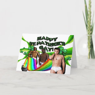 Alles Gute zum St Patrick's Gay! Karte