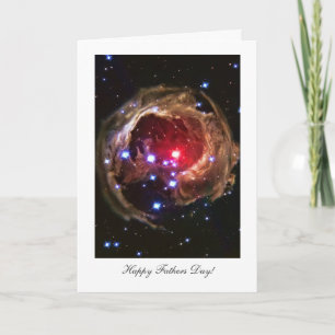 Alles Gute zum Tag des Vaters! Red Supergiant Star Karte