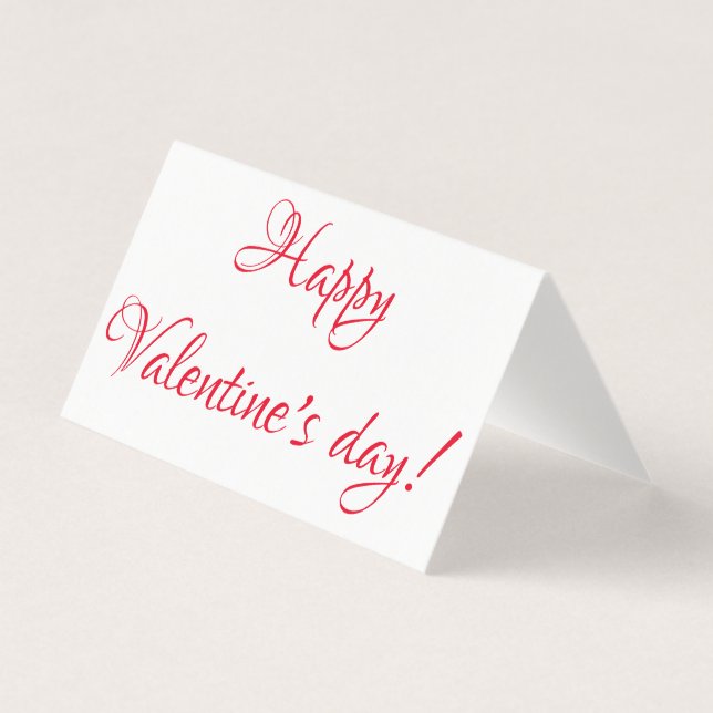 Alles Gute zum Valentinstag! (Vorderseite)