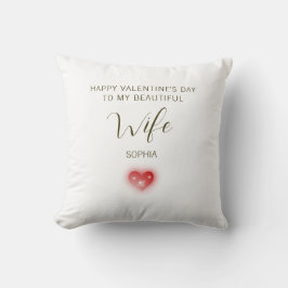 Alles Gute zum Valentinstag an meine schöne Frau Kissen