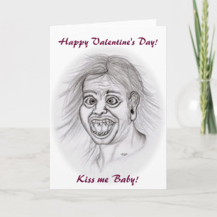 Alles Gute zum Valentinstag! - Küss MICH! Feiertagskarte