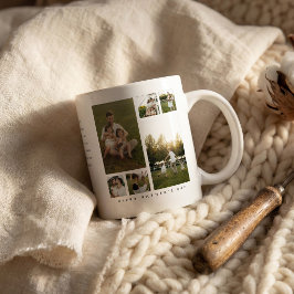 'Alles Gute zum Vatertag' 6 Foto-Collage-Geschenk Kaffeetasse