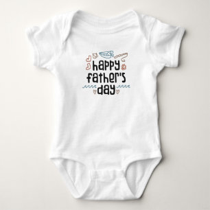 Alles Gute zum Vatertag Baby Bodysuit Strampler