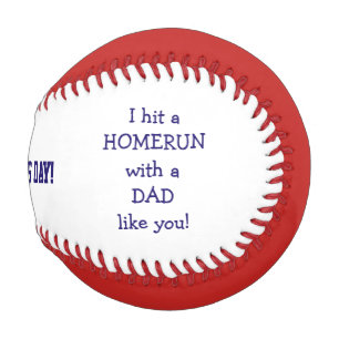 Alles Gute zum Vatertag Baseball - ich traf eine H