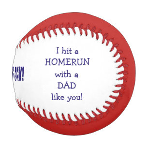 Alles Gute zum Vatertag Baseball - ich traf eine H