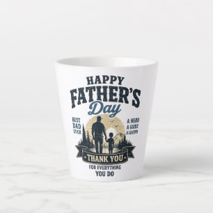 Alles Gute zum Vatertag - Bester Vater überhaupt Milchtasse
