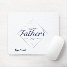 Alles Gute zum Vatertag Elegantes Minimalistisches Mousepad